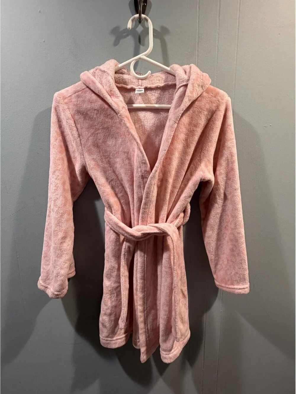 Kids Girls Old Navy Pink Hooded Robe Size Large (10-12)